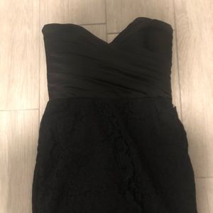 Short black bridesmaid dress!